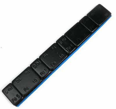 plakgewichten zwart 4x5 + 4x10gram