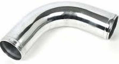 90 graden aluminium bocht met felsrand