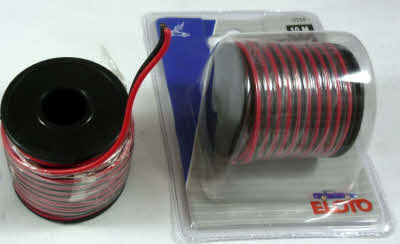 rol stroomdraad 10 meter zwart-rood